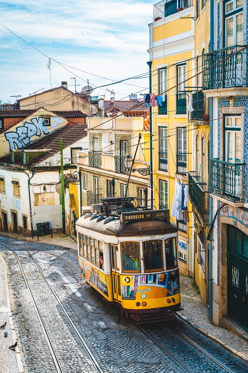 tram in Lisbon